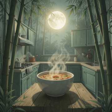 竹林盐粥香