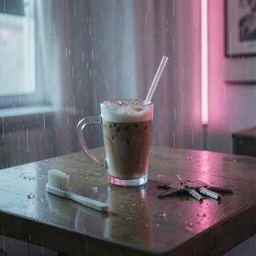 半杯冰美式