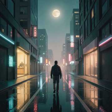 夜里独行