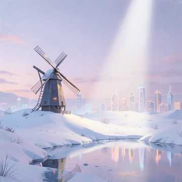 雪山上的风车-版本2