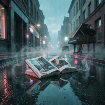 旧相册翻到那页雨