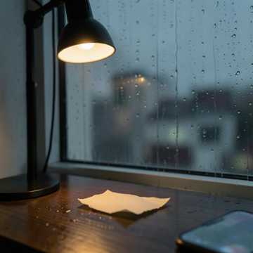 灯熄雨骤
