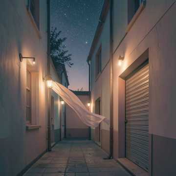 晚风轻抚的旧巷-版本2