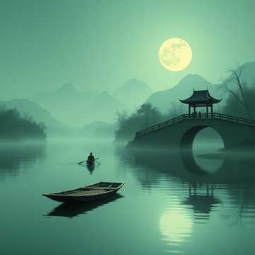 悠悠南风过月岩