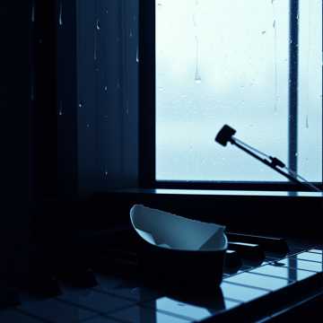 旧琴键上的雨