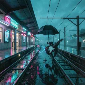 车站擦肩