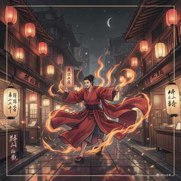 焰色红妆