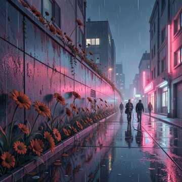 锈色花开