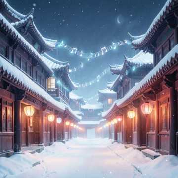 长安落雪时念你