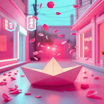 玫瑰糖纸旋转
