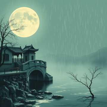 墨色藏花