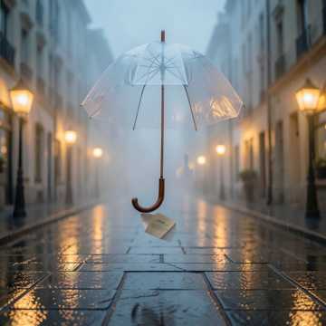 玻璃雨伞