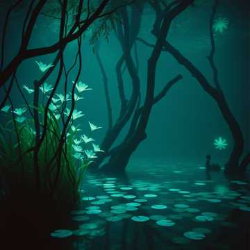 水草摇曳