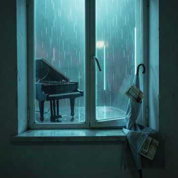 旧钢琴的雨声