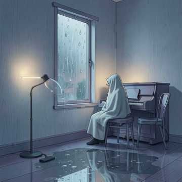 雨声绕过枕边
