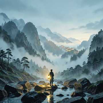 在此山中