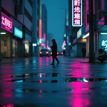 霓虹的影子只映我一人