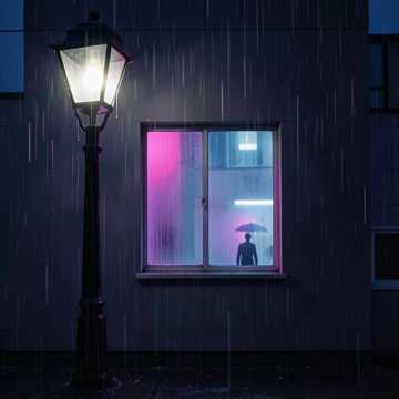 窗棂结满雨声
