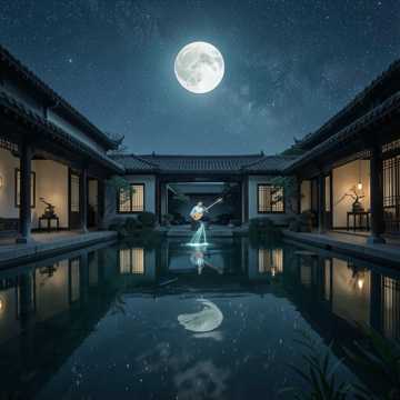 月下笛声