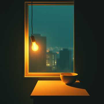 空出租屋听雨