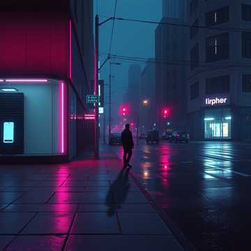 霓虹尾影