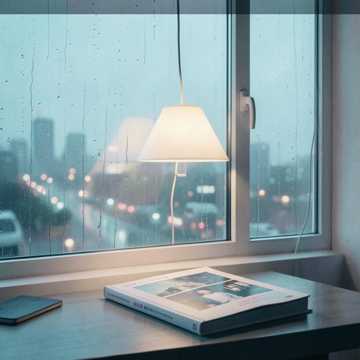 雨碎窗台