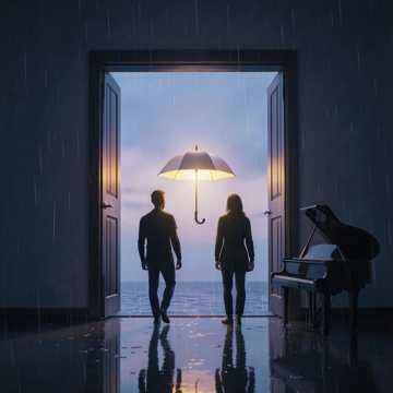雨停在门外
