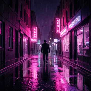 霓虹迷路街