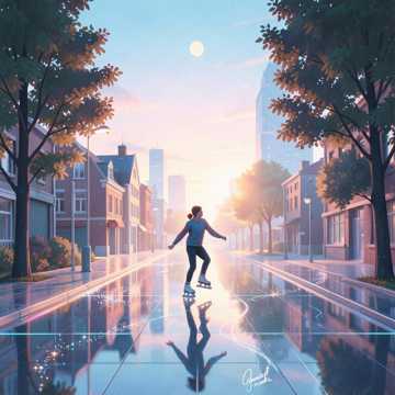一路轻跳