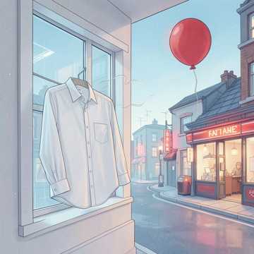 红气球飘远