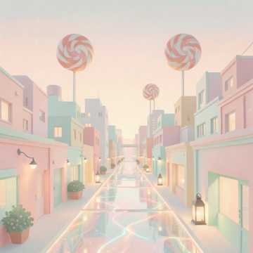 棉花糖眼里的星光