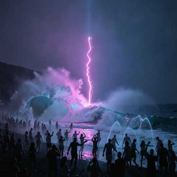 霓虹波浪