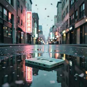 旧磁带转起时