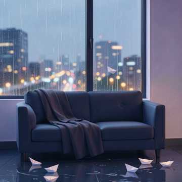 雨落进空杯