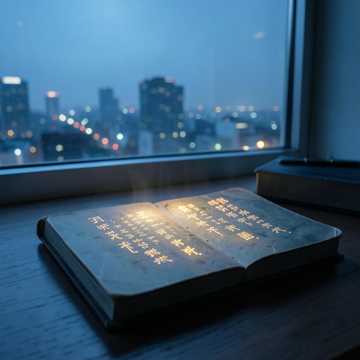 旧日记发着光