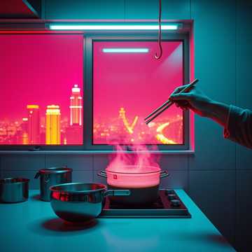 半夜起来煮碗面