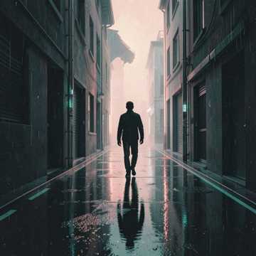影落无人巷