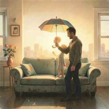 两手老茧的旧沙发