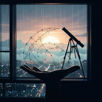 望远镜里的星图