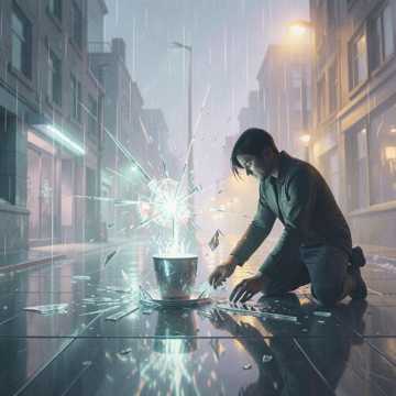 影杯碎成雨
