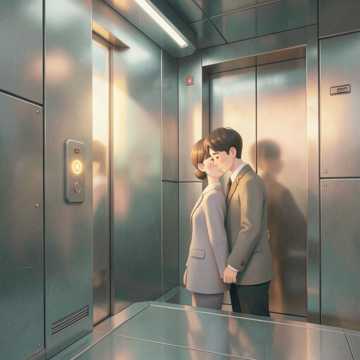 电梯按钮光