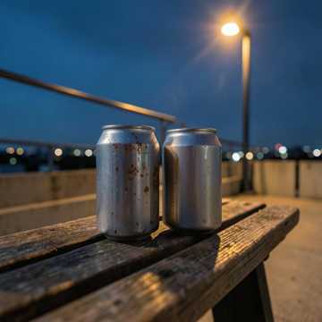 阳台啤酒罐-流行版