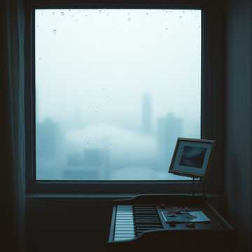 琴键飘落旧雨
