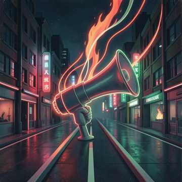 自己喊破喉咙