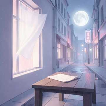 静候月光漫过长阶