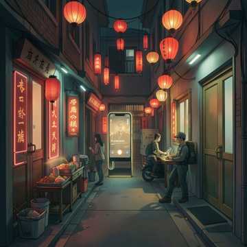 红包雨下
