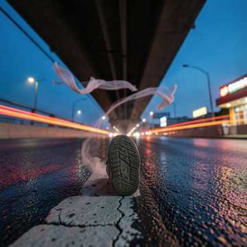 高架下的脚步