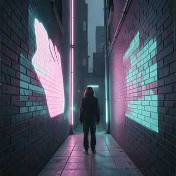 偏左