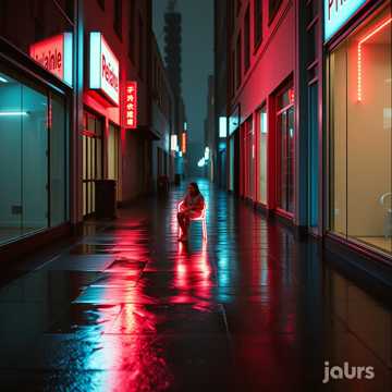 霓虹空椅