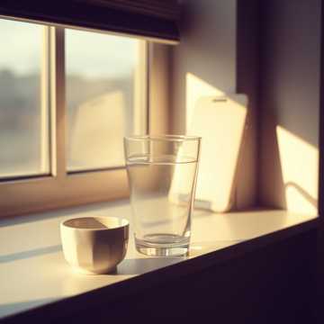 空玻璃杯